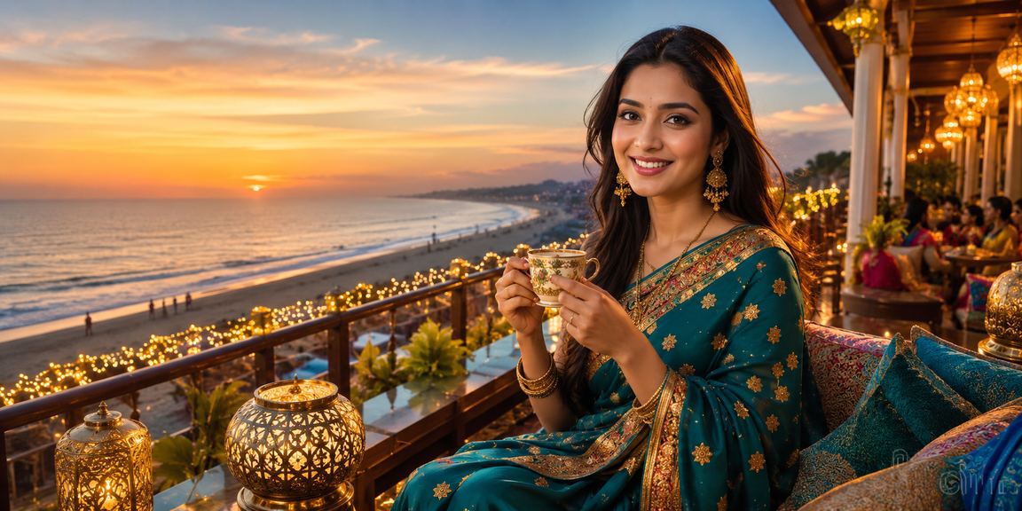 কক্সবাজার সমুদ্র সৈকতে বিনোদন ক্যাসিনোর দৃশ্য