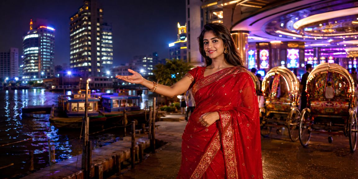 ঢাকার আলোকিত ক্যাসিনো বিনোদন দৃশ্য